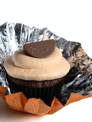 Terry's Chocolate Orange Inspired Cupcake Recipe