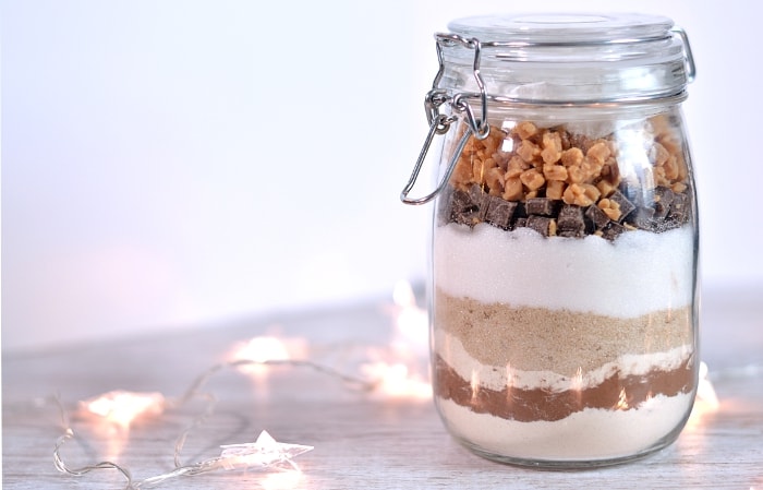 Chocolate Fudge Brownies in a Jar