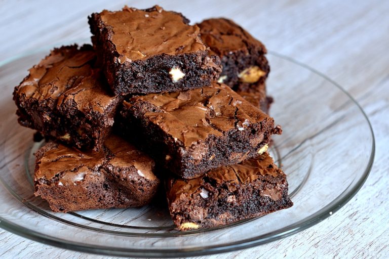 Triple Chocolate Brownies recipe from Baking with Granny. Chewy, fudgy brownies, with dark, milk and white chocolate.
