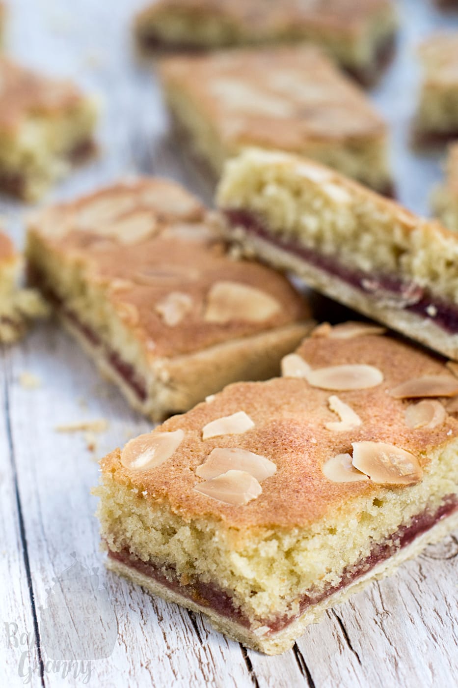 Almond Slice recipe from Baking with Granny.