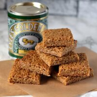 Simple chewy flapjack recipe from Baking with Granny.