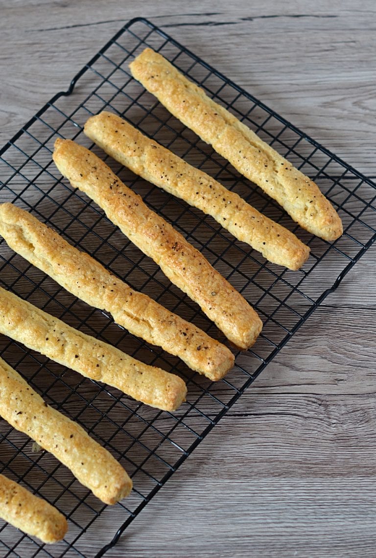 Cheese Bread Sticks recipe from Baking with Granny.