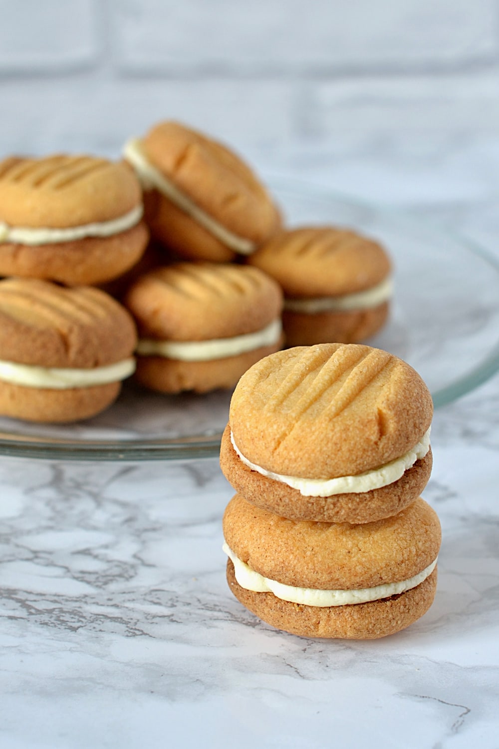 Custard Creams - Recipe for the classic British biscuits. Sweet,crumbly, custard biscuits; sandwiched with