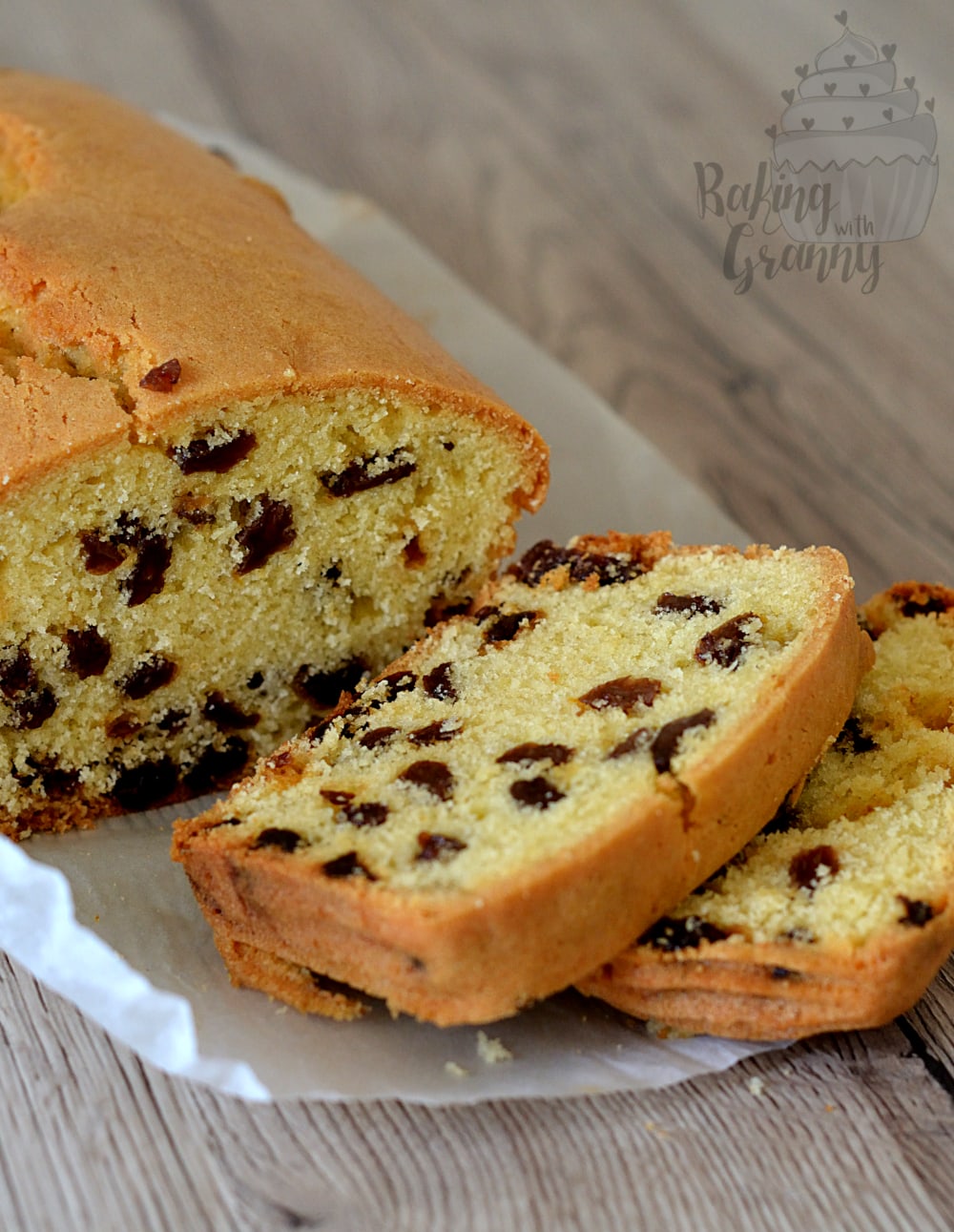Sultana Cake recipe from Baking with Granny. The perfect teatime cake.