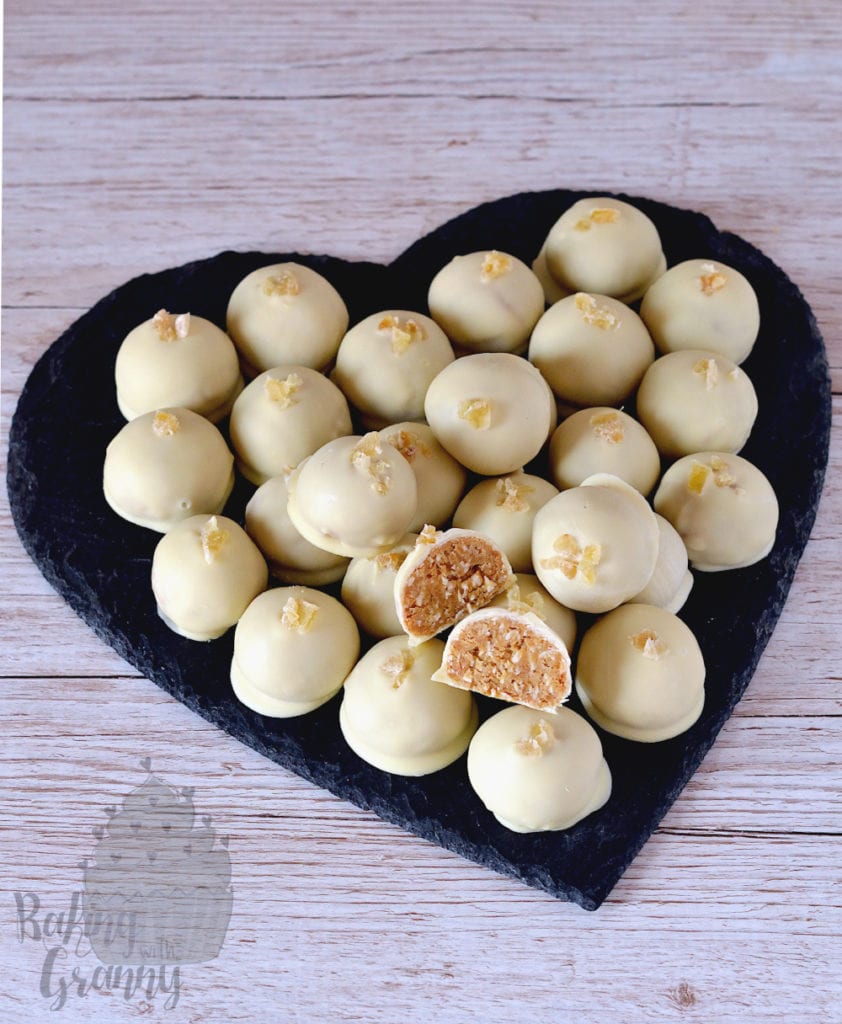 Gingerbread Truffles recipe from Baking with Granny. Easy festive recipe for homemade truffles.