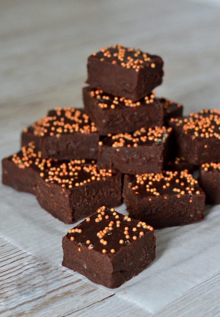 Chocolate Orange Fudge recipe from Baking with Granny. Easy to follow, made in the slow cooker.