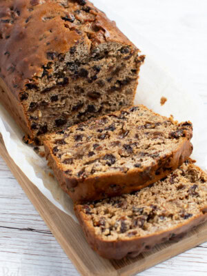 Bara Brith. sliced and ready to enjoy on St David's Day