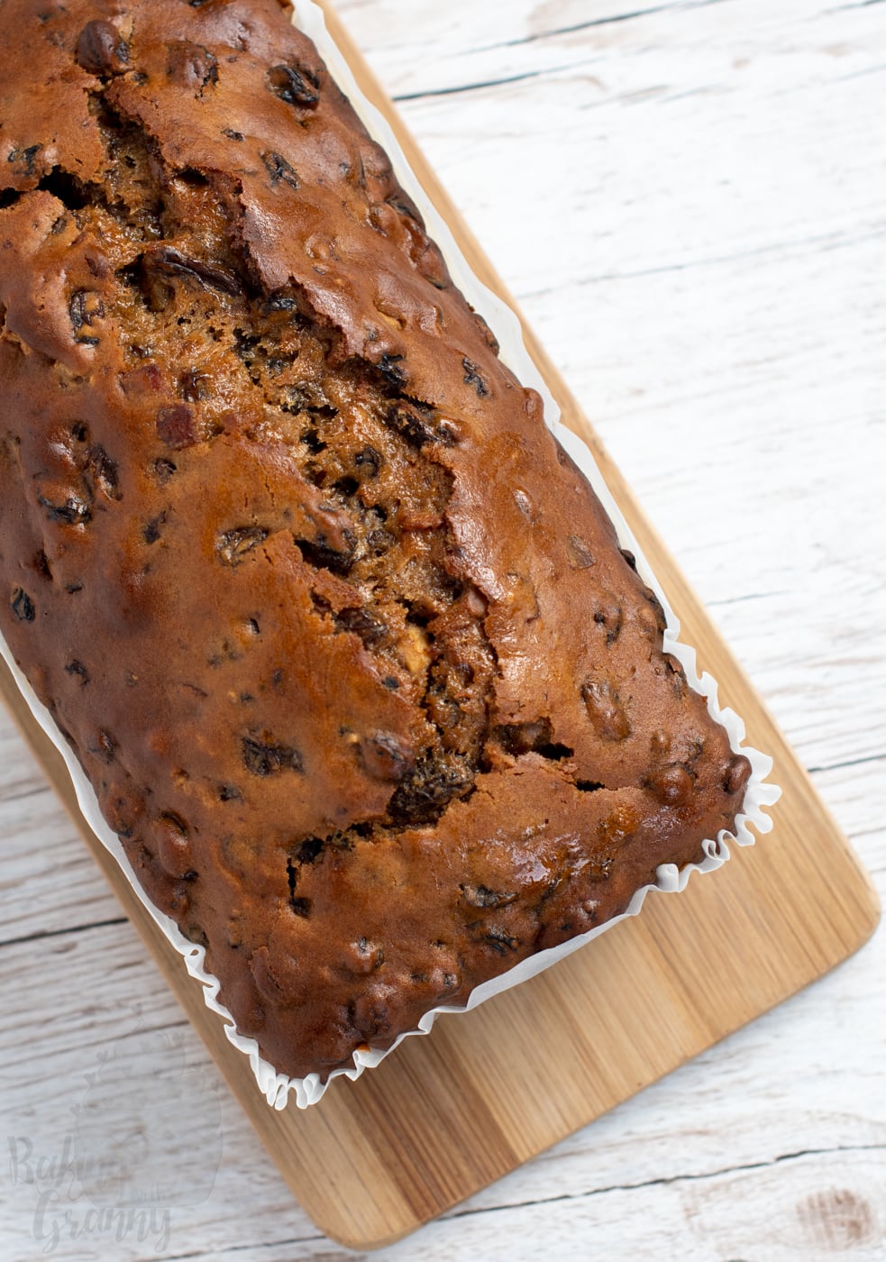 Bara Brith tea loaf, full of dried fruit.