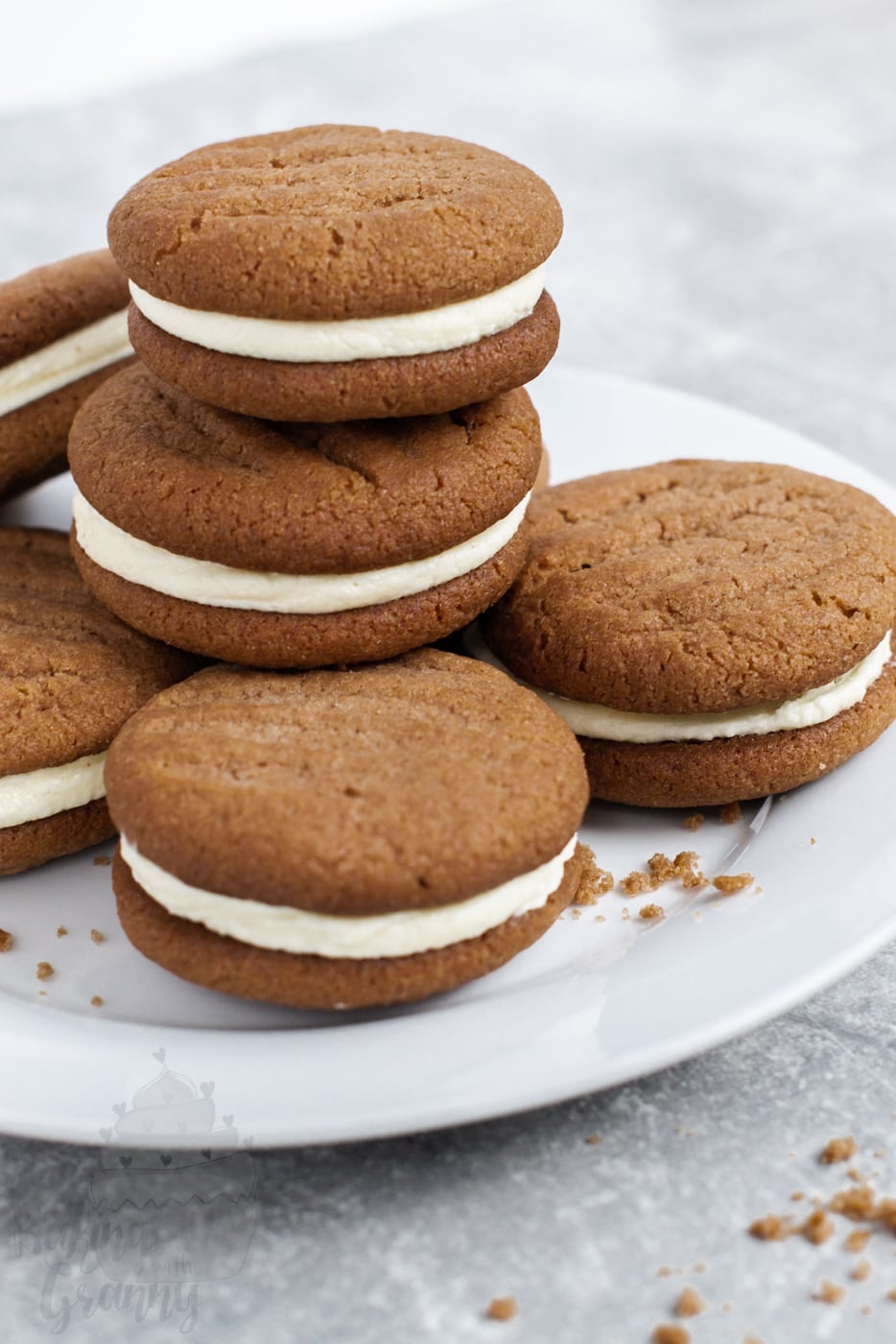 Hungarian chocolate biscuit cookies recipe, with buttercream filling.