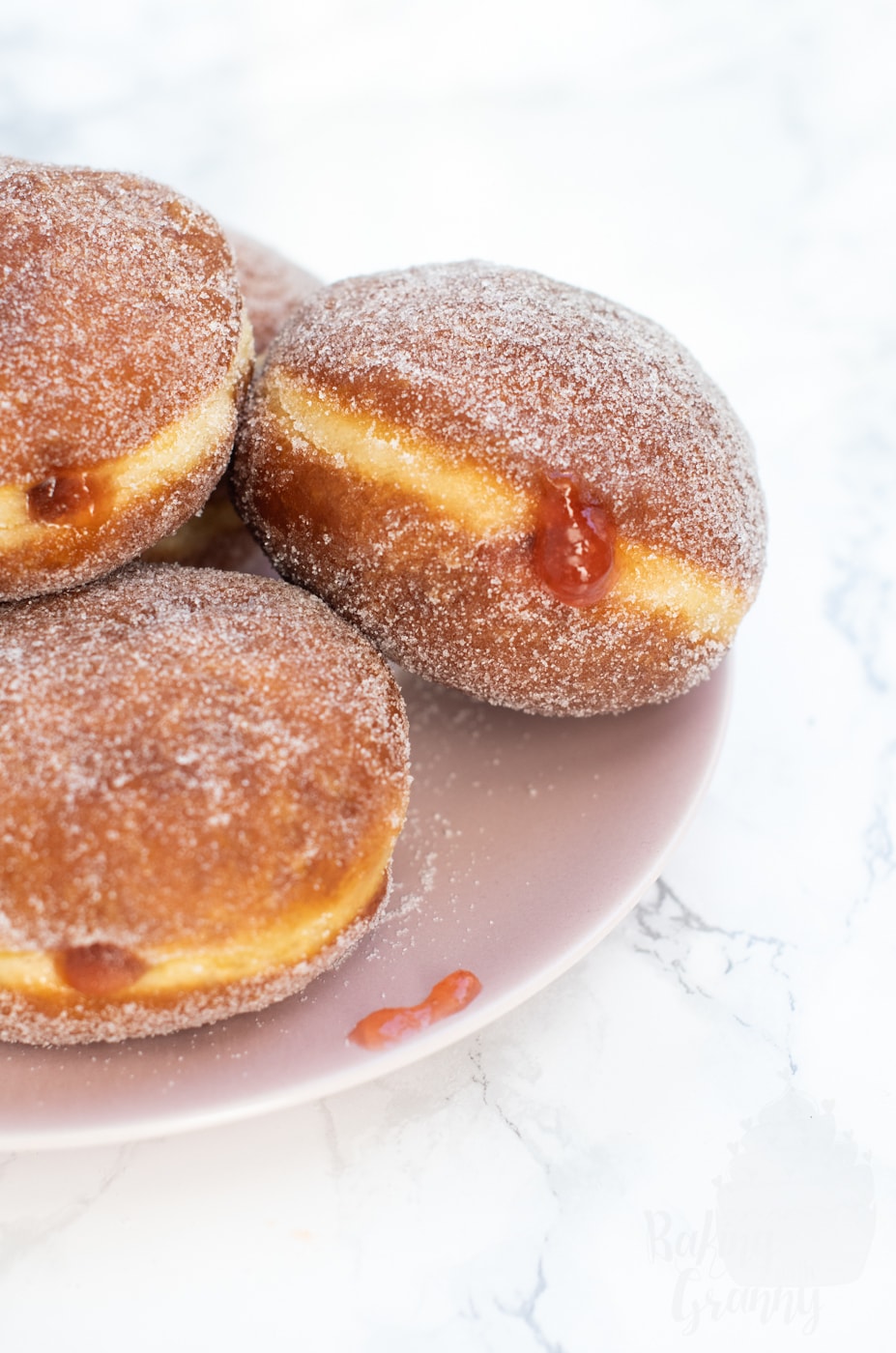 Strawberry Jam Doughnuts recipe.