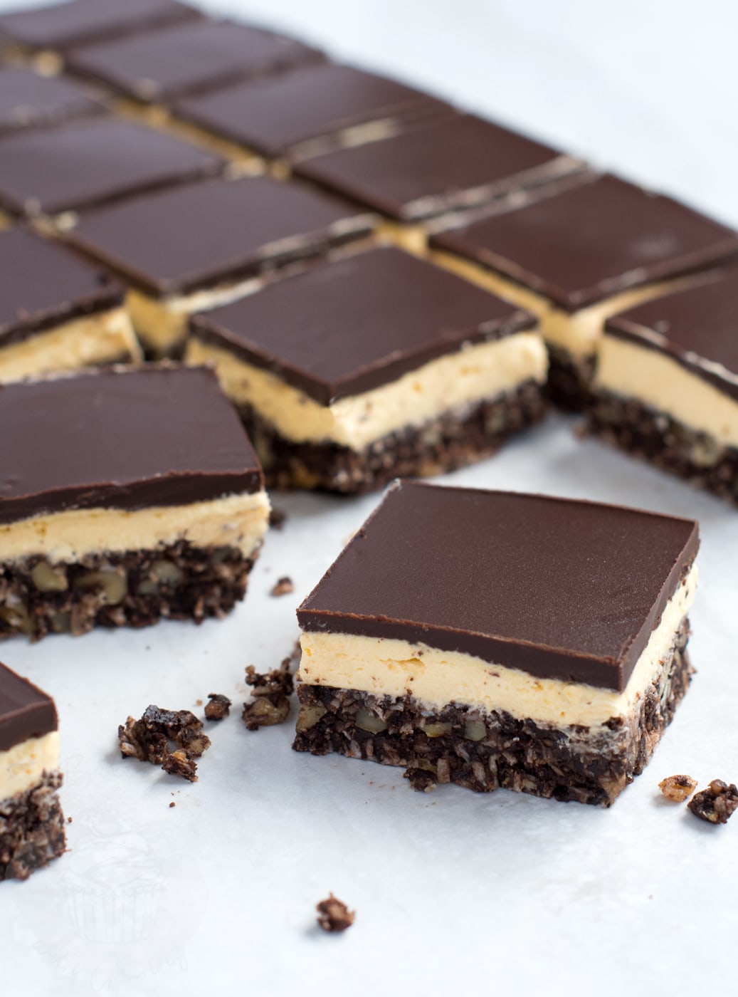 Nanaimo Slice recipe from Baking with Granny. Nanaimo Bars traybake.