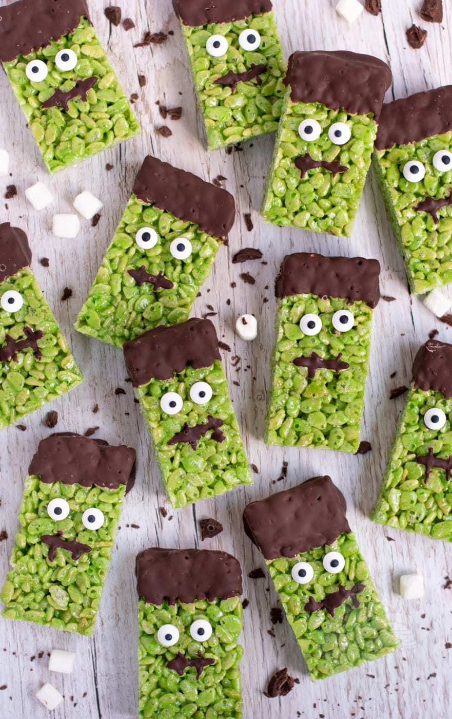 Monster Rice Krispy Squares.