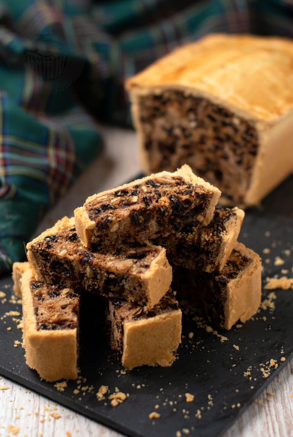 Black Bun recipe from Baking with Granny. Traditional recipe for Scottish black bun, perfect for Hogmanay and New Year.