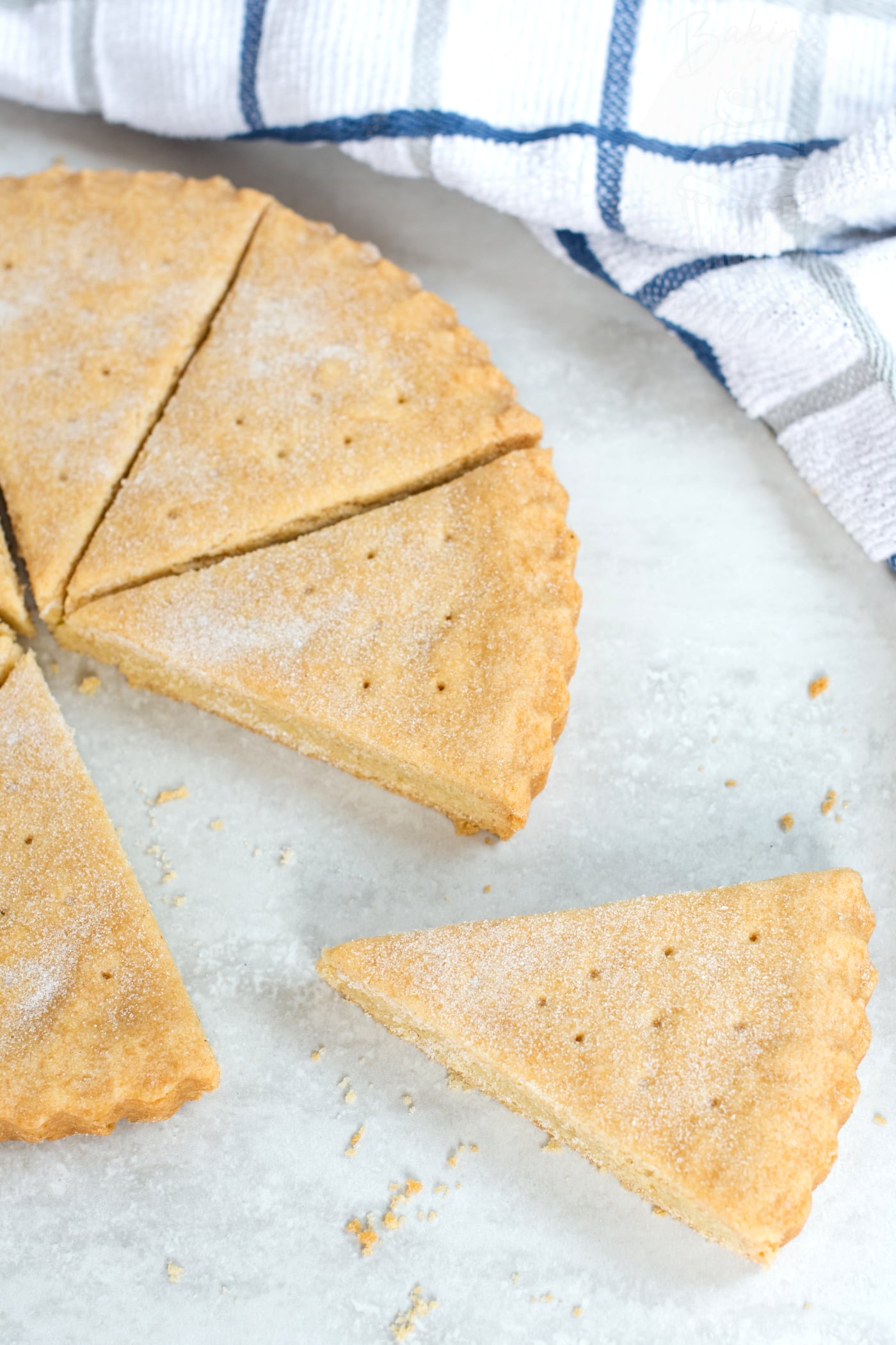 Easy Scottish shortbread, made to traditional recipe for Petticoat Tails.
