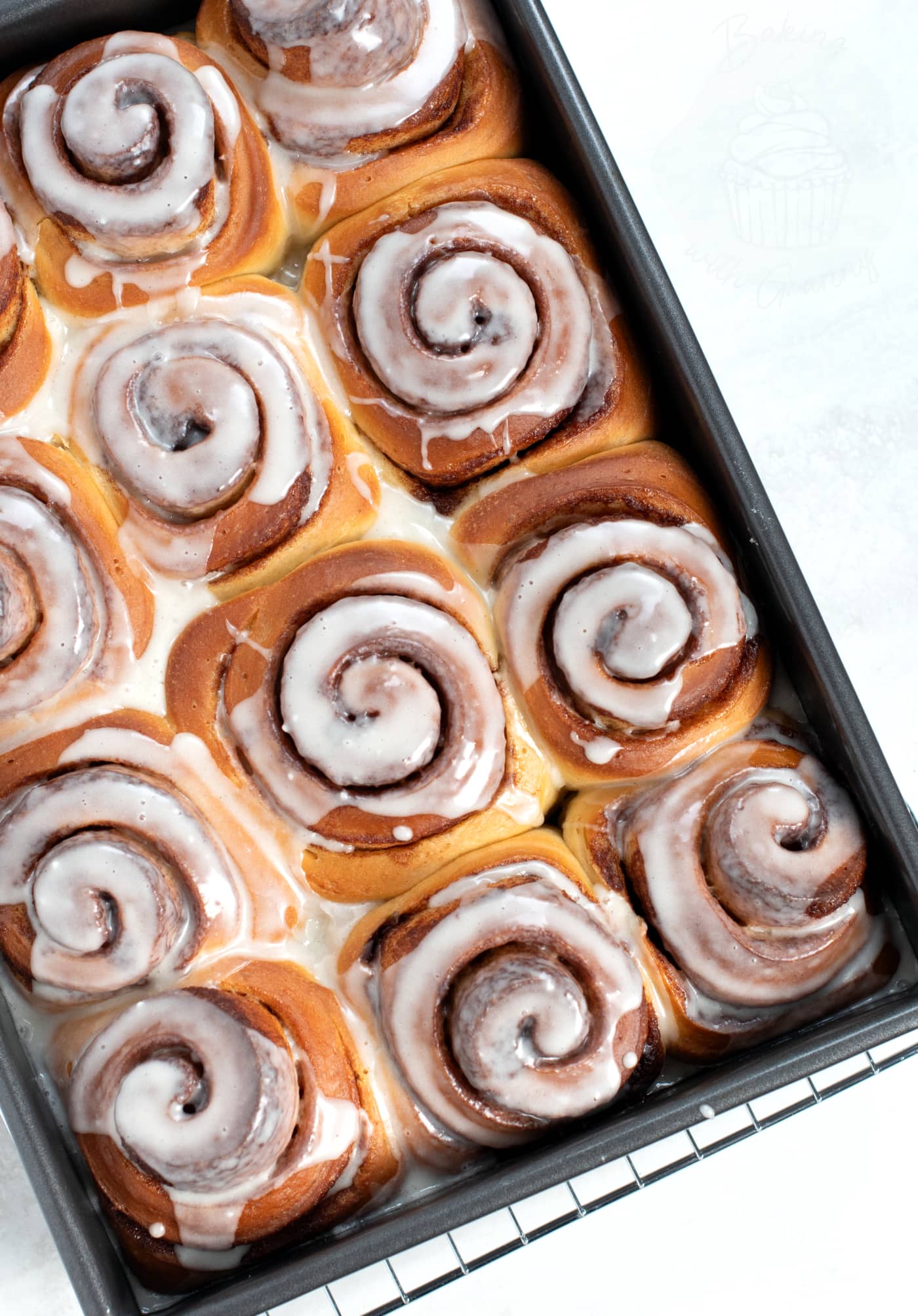 UK recipe for homemade Cinnamon Buns.