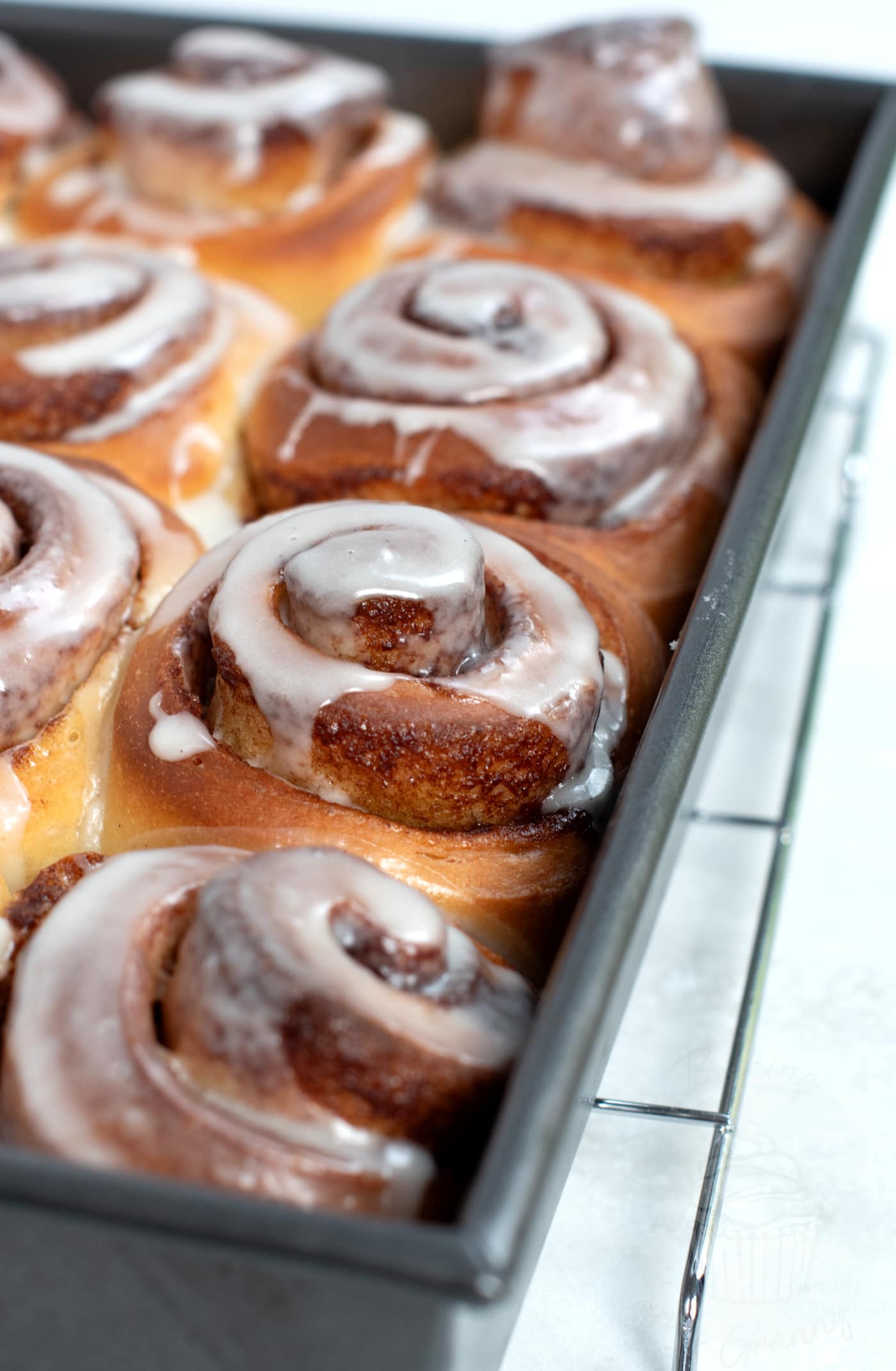 Homemade Cinnamon Rolls made with UK recipe.