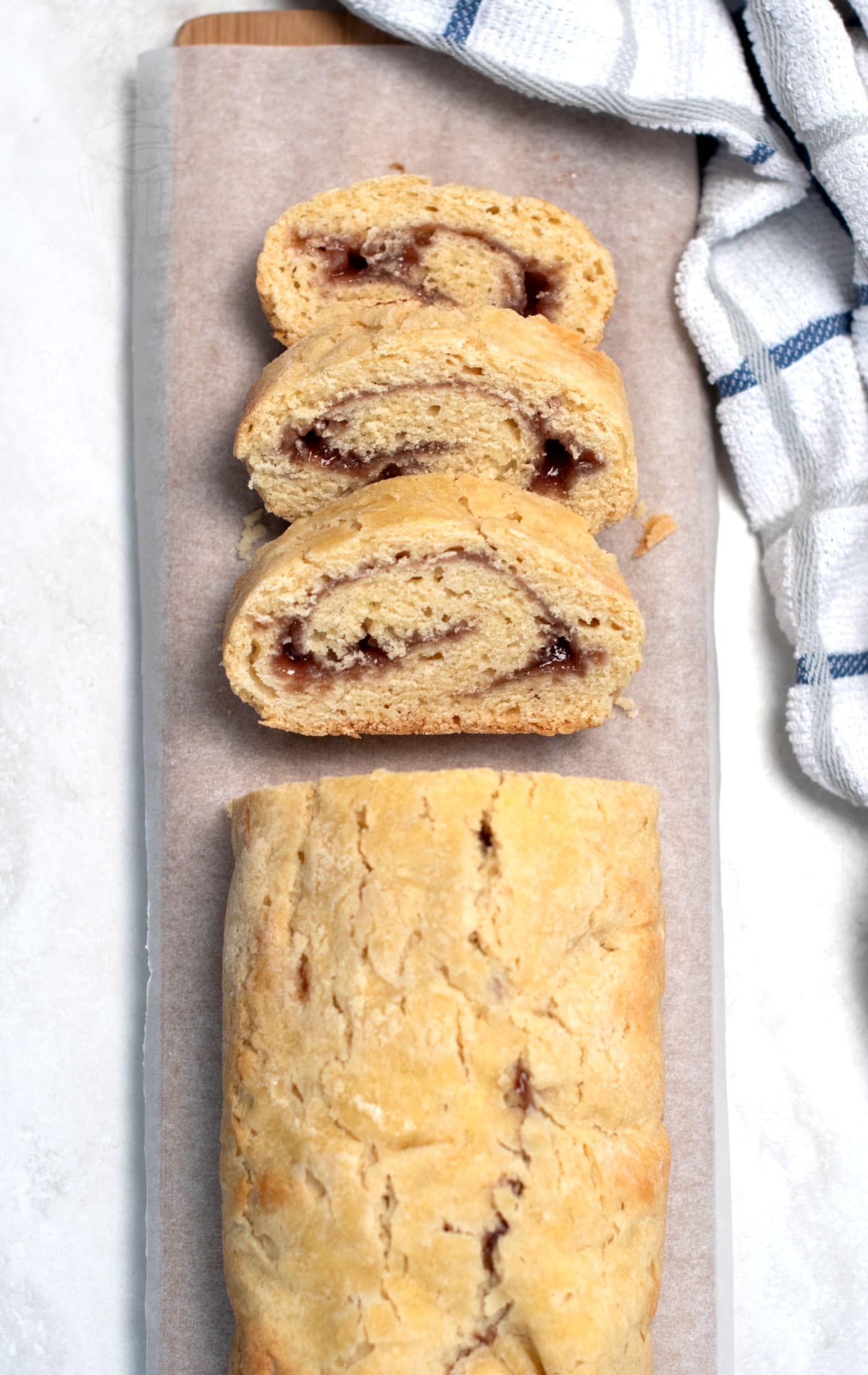 Jam Roly Poly, just like the one you remember from your school dinners.