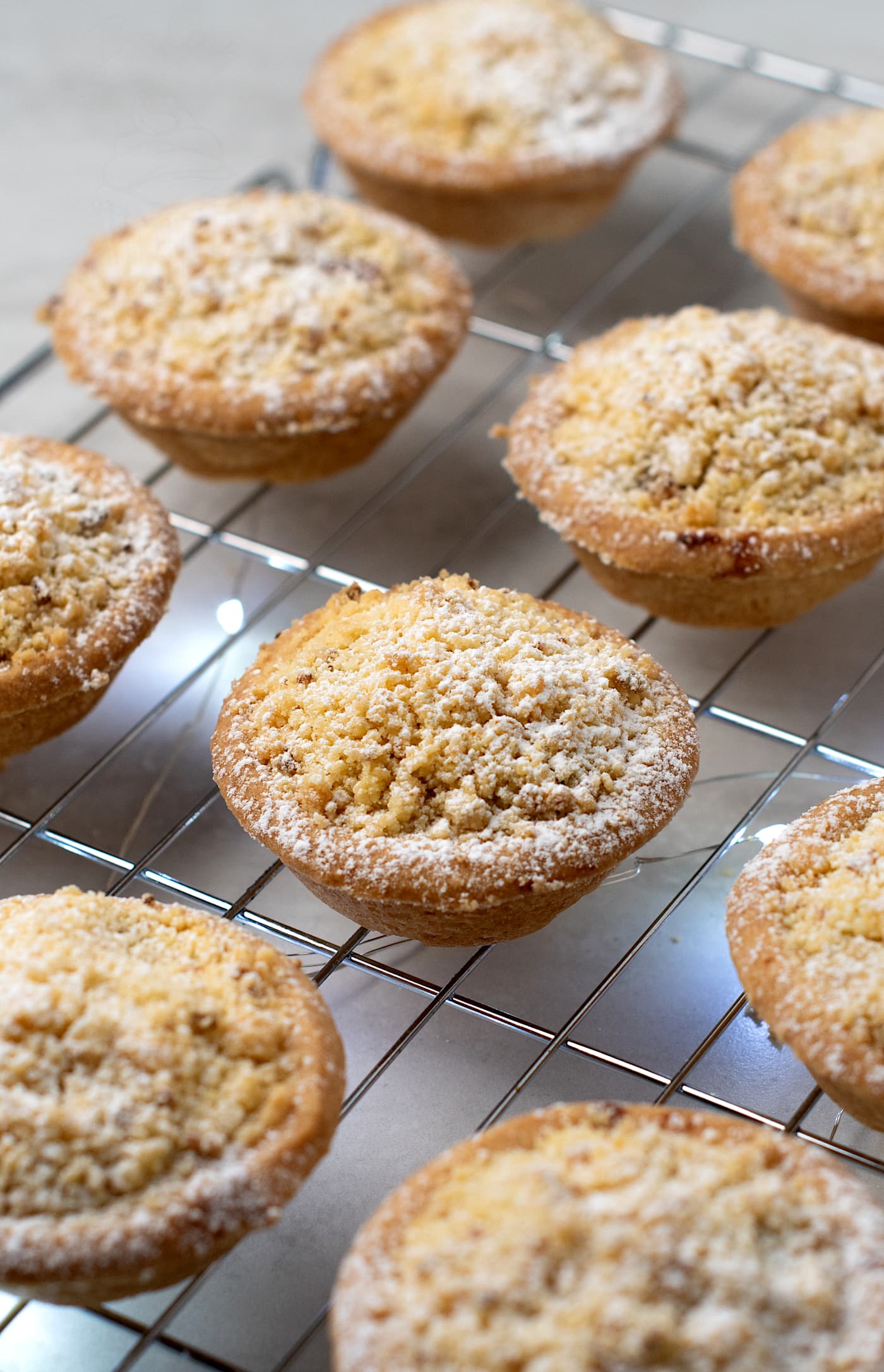 Crumble Top Mince Pies recipe from Baking with Granny. Classic mince pies, with a zesty crumble top.