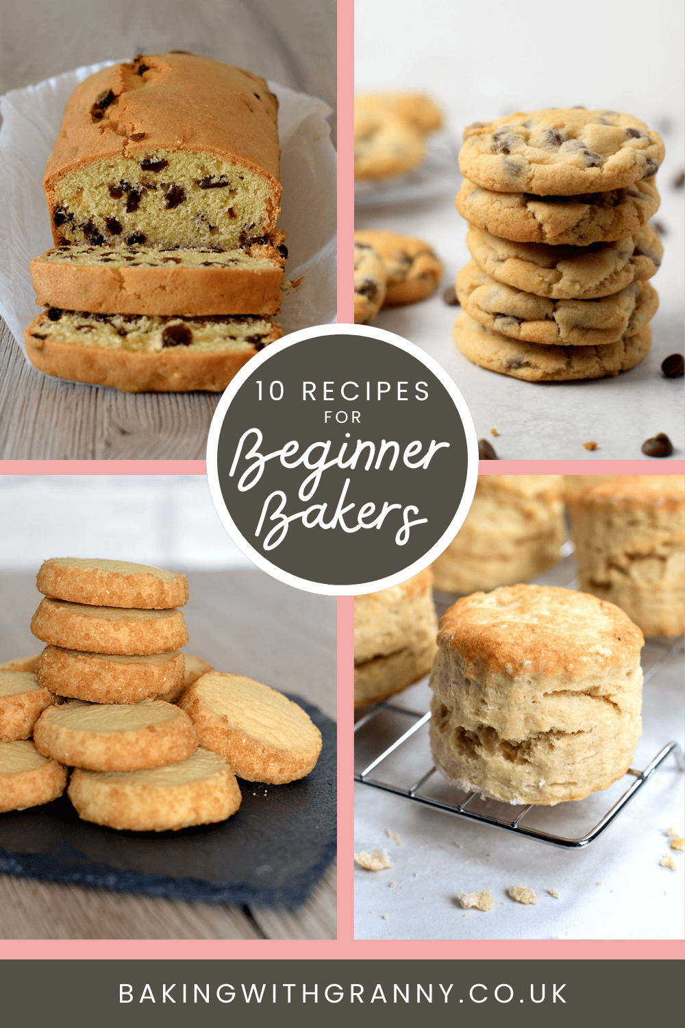 10 easy baking recipes for Beginner Bakers.