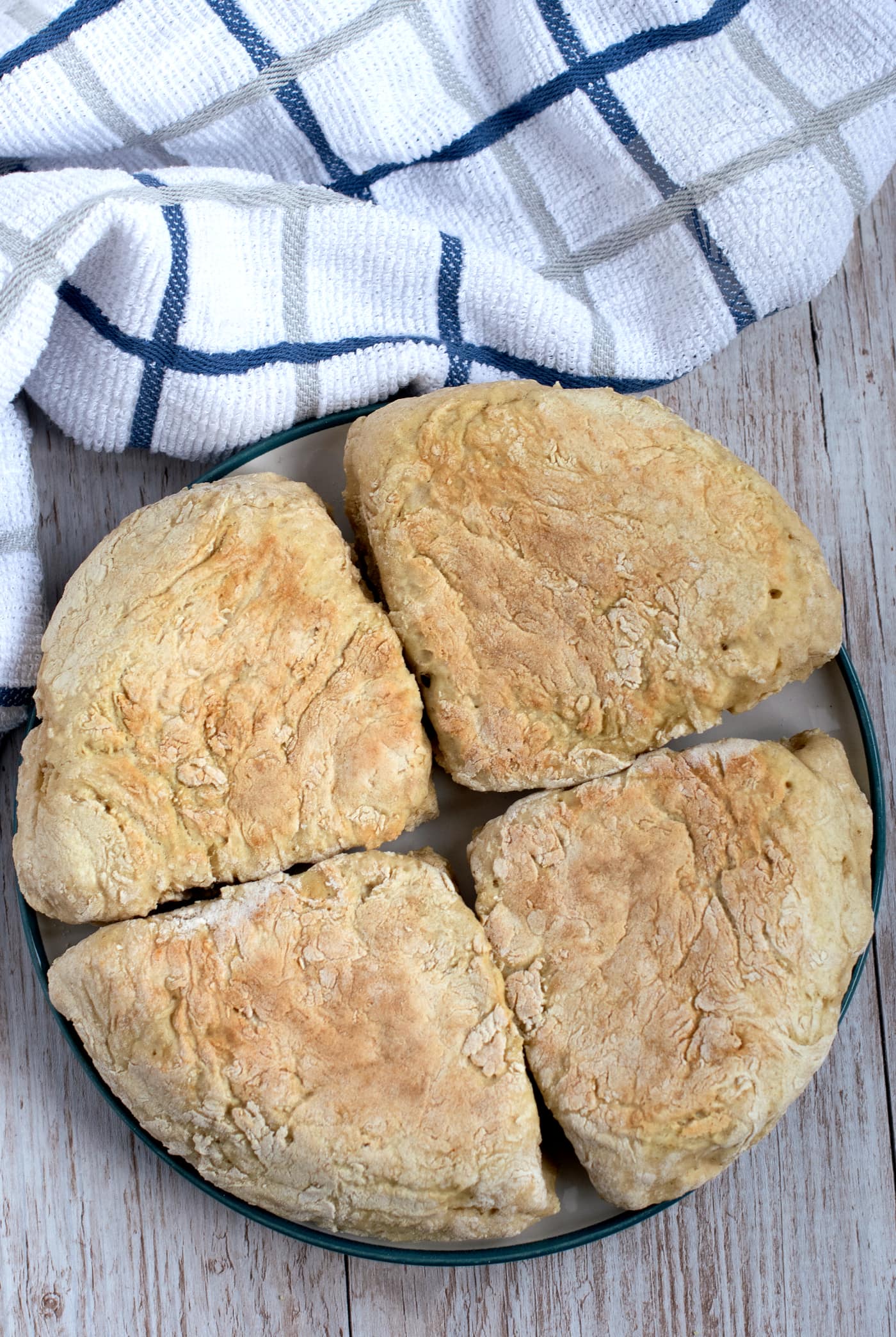 Soda Farls recipe from Baking with Granny. Traditional Irish recipe for easy bread, cooked in a pan or gridle.